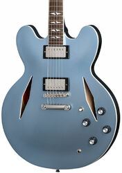 Semi-hollow e-gitarre Epiphone Dave Grohl DG-335 - Pelham blue