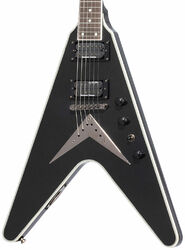 E-gitarre aus metall Epiphone Dave Mustaine Flying V Custom - Black metallic