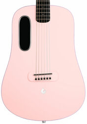 Folk-gitarre Lava music Blue Lava Touch With Airflow Bag - Coral pink