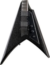 E-gitarre aus metall Ltd Kirk Hammett KH-V 602 - Black sparkle