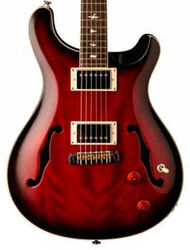 Double cut e-gitarre Prs SE Standard 22 Semi-Hollow - Fire red burst