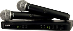 Wireless handmikrofon Shure BLX288E-PG58-M17