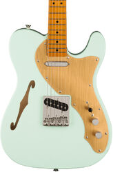 E-gitarre in teleform Squier FSR Classic Vibe '60s Telecaster Thinline, Gold Anodized Pickguard - Sonic blue